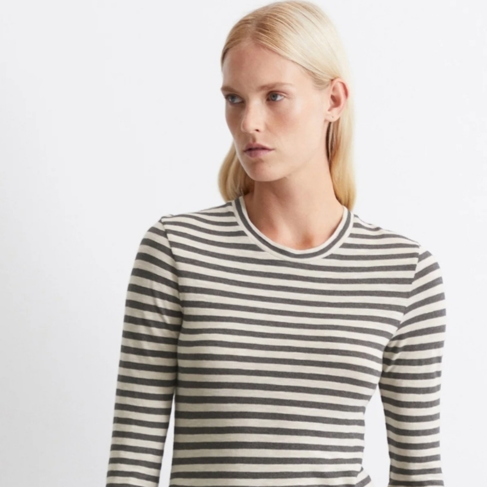 Marc O'Polo Gray Striped Longsleeve
